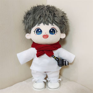 Large Size 40cm Cotton Doll Clothes Set Shoes Sweater Scarf Pants Accessories Standing Posture Doll Clothing Toy for Kids