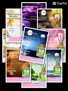 Flair Studio 100ml Premium Perfume Scent Reed Diffuser Air Freshener Home Fragrance
