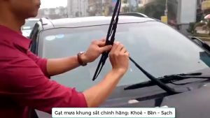 Cần Gạt Mưa Ô Tô Khung sắt lưỡi silicon xe Toyota VELOZ AVANZA 2022-2024 - TSG