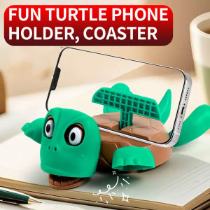 1 fun and quirky turtle coaster which can be used as a mobile phone stand desktop coaster decoration etc