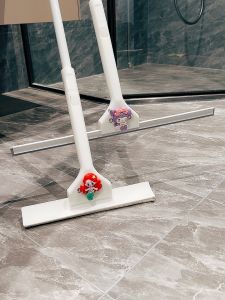 Extended Pole Glass Cleaning Squeegee Set for Home Use Bathroom Water Scrubber Mopping Floor Bathroom Scraper Broom Set