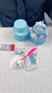 Mainan DIY Cake Kue karakter sanrio kuromi cinnamon melody DEUL