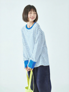 KECHU | Classic Striped Long Sleeve Cotton T-Shirt for Girls