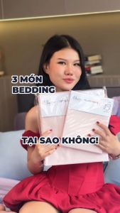 Bộ Ga Gối 3 Món Lụa Tencel Dệt Kim Jacquard À Ơi Concept Cao Cấp Set 2 vỏ gối 1 ga giường Đủ Size Nhiều Hoa Văn