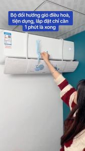 Tấm chắn gió điều hoà tấm chuyển đổi hướng gió điều hoà máy lạnh bảo vệ sức khoẻ gia