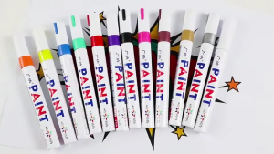 Spidol Warna Ban Permanen Waterproof Quick Dry Oil Base Marker 2mm Anti Luntur dan Tahan Air - Stationery