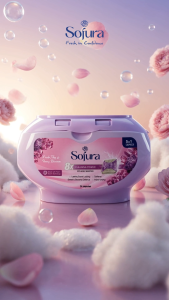 SOFURA 5in1 Fresh Tulips Laundry 24 Capsules Detergent Pods | Anti-Bacterial | Sweat Odour Remover | Fresh Scent