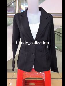 BLAZER KERJA WANITA BLAZER KANTOR KANCING DUA / BLAZER FORMAL / BLAZER HITAM / BLAZER CEWEK JAS WANITA KANTOR KERJA