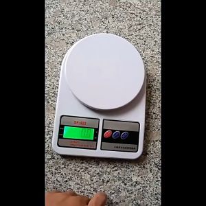 เครื่องชั่งดิจิตอล10 kg อิเล็กทรอนิกส์ เครื่องชั่งในครัว ความละเอียด 1g เครื่องชั่งน้ำหนัก ใช้ถ่าน AAA 2 ก้อน