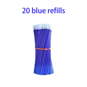 20/30/40/50/100 Cái/bộ 0.5mm Bút Gel Đổ Lại Xóa Được Màu Xanh/Mực Đen Có Thể Giặt Tay Cầm Trường Văn Phòng Phẩm Đồ Dùng Bộ Viết