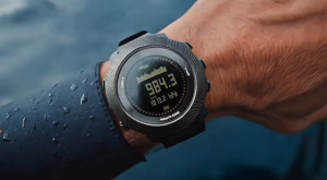 NORTH EDGE Diving Men‘s Watch 100 Meter Waterproof Carbon Fiber Case Stainless Steel Bezel Safety Depth Diving Log World Time Barometer Compass Altimeter Outdoor Watch APACHE D