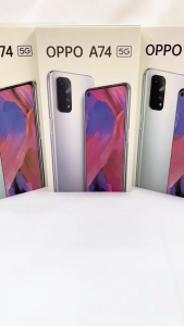 OPPO A74 5G สมาร์ทโฟนมือถือ (8/256GB) ขนาดหน้าจอ 6.65 นิ้ว แบตเตอรี่ 5000 mAh จอแสดงผล IPS-LCD 24-bit (16 ล้านสี)กล้องดิจิตอล 13 + 2 ล้านพิกเซล (Dual Camera) (รับประกันร้าน 6เดือน)