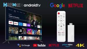 H96Max RK3518 TV Stick Android14 Quad Core BT5.4 4K 60fps 2.4G&5G Wifi6 2GB 16GB Google Voice Assistant Media Player AI TV Stick