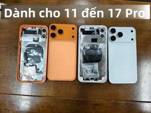 Vỏ Lưng DIY Cho Điện Thoại 11 Đến 17 Pro Khung Thay Thế Khung Giữa Vỏ Pin Cho Điện Thoại Di Động