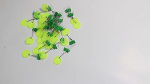 300pcs Oval Silicon Fishing Bobber Stopper Space Bean Connector Fishing Line Resistance Tackle Accessories