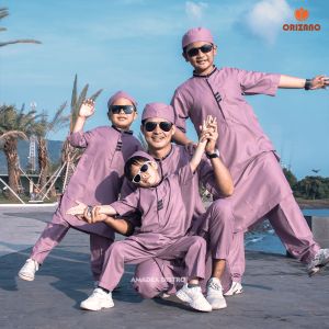 Setelan Baju Koko Turki Baby Laki Laki Busana Muslim Kurta Lengan Pendek Model ARCHI RAFFI Koko bayi Bahan Koko Toyobo Fodu Usia 1-2 Tahun Terlaris