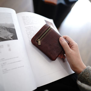 Ví Da Mềm Nhỏ Thời Trang Cho Nữ Ví Đựng Tiền Ngắn Bằng Da Bò Tanning Thực Tế Cổ Điển Ví Đựng Thẻ Bền Bỉ