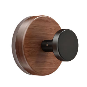 Zhifan | No-Drill Heavy-Duty Hooks Walnut Wood