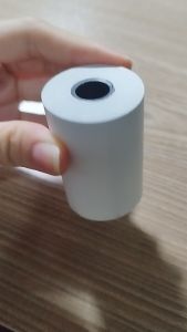 กระดาษความร้อนม้วน เครื่องออกใบเสร็จ ขนาด 57x38 mm สำหรับพิมพ์ใบเสร็จขายออนไลน์ ใบเสร็จแท๊กซี่มิเตอร์ แพคคู่
