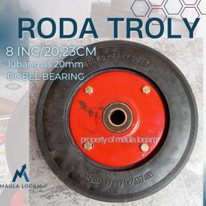 RODA TROLI BAN SWALLOW 8 inch I roda lorri ban mati