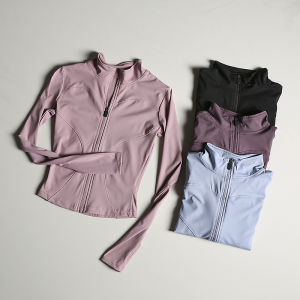 Sport Quick-Dry Zippered Collar Fitted Jacket