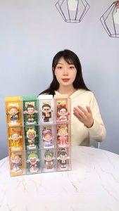 Acrylic Blind Box Display Case – Dustproof Organizer for Figurines Collectible Storage Box