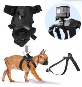 20240924สายจูงสุนัขขายึดกล้องโกโปรฮีโร่12 11 10 9 DJI OSMO อุปกรณ์เสริม Insta360สำหรับเล็กกลางใหญ่สุนัขหน้าอกและหลัง