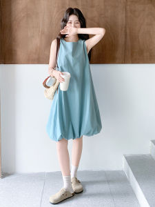 YINLUOYA | French Style Sleeveless Vest Dress Women Summer 2025 New Small Size Waist Cinched Elegant Flower Bud Short Skirt Women