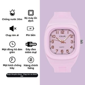 COJR | Đồng Hồ Đá Quartz Cho Nữ Sinh