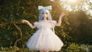 Váy Công Chúa Xếp Ly Thân Trên Thùng Dưới Phòng Xòe Trắng hàng Thiết Kế Cao Cấp Thanh Nhi Fashion TN25220012