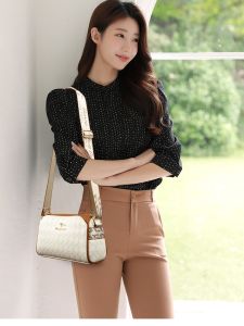 Kangaroo Accessible Luxury Internet Celebrity Shoulder Bag Fashion All-Match Trendy Leather Messenger Bag for Women 2023 New Arrival Double-Sided Pillow Bag