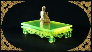 ฐานวาง บูชาพระ ฐานตั้งพระขนาดเล็กโต๊ะตั้งพระ วัสดุ อะคริลิค แบบสี่เหลี่ยมผืนผ้า