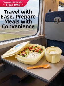 Tupperware | Microwavable Partitioned Soup and Meal Set