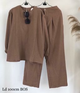 Setelan Baju dan Celana kulot wanita Muslim/Setelan wanita Kekinian 2022 ootd Wanita terbaru /Ready Stok Setelan celana kulot wanita