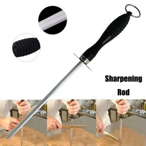 28cm Professional Carbon Steel Knife Sharpener Rod Durable Knife Grinder With ABS Handle Sharpening Blade Rod Knife Kitchen Tool