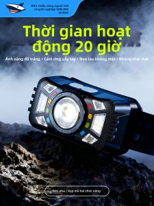 SMILING SHARK | Long Lasting Bright Rechargeable Headlamp
