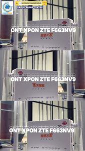 ZTE F663NV9 ONT XPON LENGKAP ADAPTOR