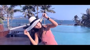 Women Sun Cap Large Brim Straw Beach Hat Wide Brim Bowknot Foldable Bucket Hat Topi Pantai 太阳帽 沙滩帽