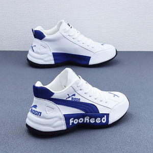 Spring Autumn 2024 New Style Genuine Leather Mens Shoes Casual Sports Running Shoes Soft Bottom Trendy Dad Shoes