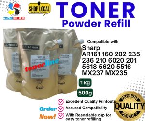 Sharp Toner Compatible 500grams/1Kg