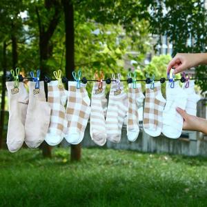 New Travel Clothesline 1.8m 12 Windproof Clips Non-Slip Hanger Easy To Move Portable Travel Clothesline With Clips