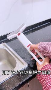 Alat Pel Mini Lipat Alat Pembersih Kaca Mini Portable Folding Mop
