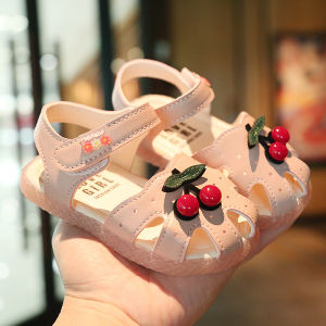 Summer Princess Baby Girl Shoes Soft Bottom Walkers Toddler Kids Sandals Anti-Slip Magic Tape Closure PU Leather Infant Footwear