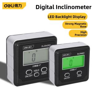 deli | High Precision Portable Digital Angle Ruler