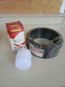 KABEL LISTRIK TEMBAGA  WHITE SNIPER Kabel NYA 2.5mm2 100YARD kawat tunggal tembaga GRATIS LAMPU biasanya di pakai untuk keperluan Instalasi Listrik perumahan Kualitas bagus tidak mudah terkelupas
