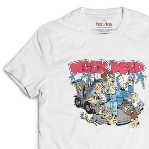 Kaos nack deep Distro Premium - tshirt Putih katun combed 30s