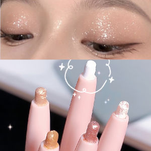 ประโยชน์: ปากกาอายแชโดว์แวววาวอายแชโดว์แบบแท่งโกหก X สวยงามปากกาอายไลน์เนอร์แบบเจลกันน้ำยาวนานยาว