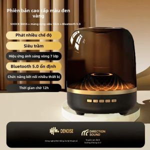 WOMINGTE | Loa Sạc Bluetooth Hỗ Trợ Thẻ TF và USB Thời Lượng Pin Dài Hiệu Ứng Đèn