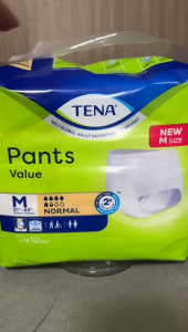 TENA Pants Value (Adult Diapers) Size : Medium (1 packet : 10 pcs)