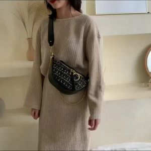 Tas Slingbag Waistbag Wanita: Tas Elegan Model Chain & Berkualitas Tinggi